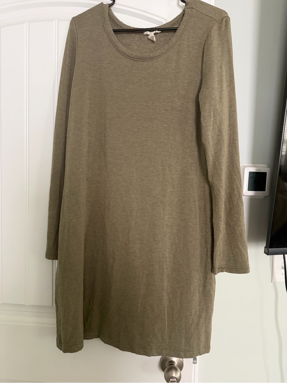 Loft Olive Green Long Sleeve dress